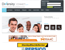 Tablet Screenshot of diversityconnect.com