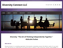 Tablet Screenshot of diversityconnect.net